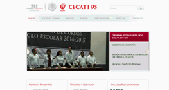 Desktop Screenshot of cecati95.edu.mx
